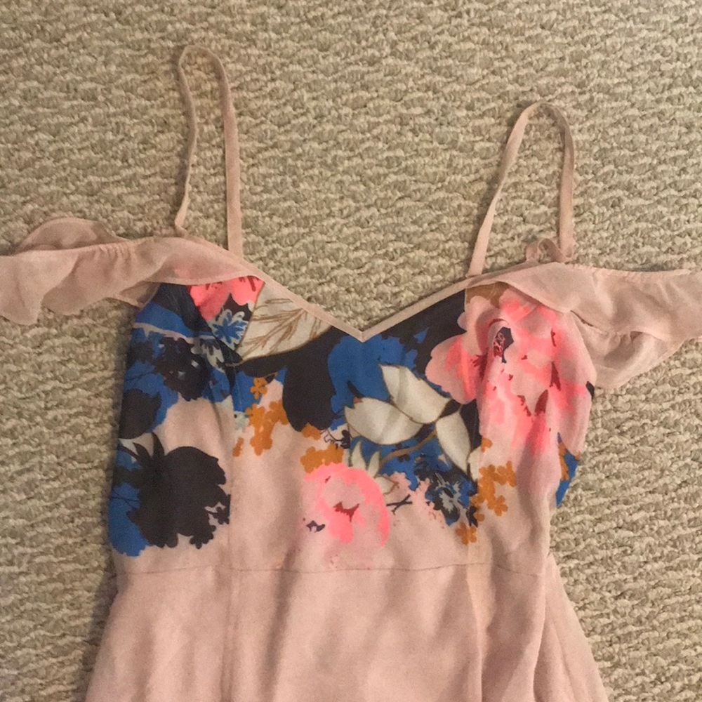 Pink flower dress